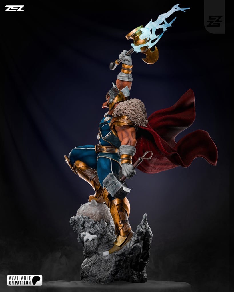 P站图纸印象馆 ZEZ STUDIOS 漫威 马面雷神 ZEZ STUDIOS 漫威 马面雷神