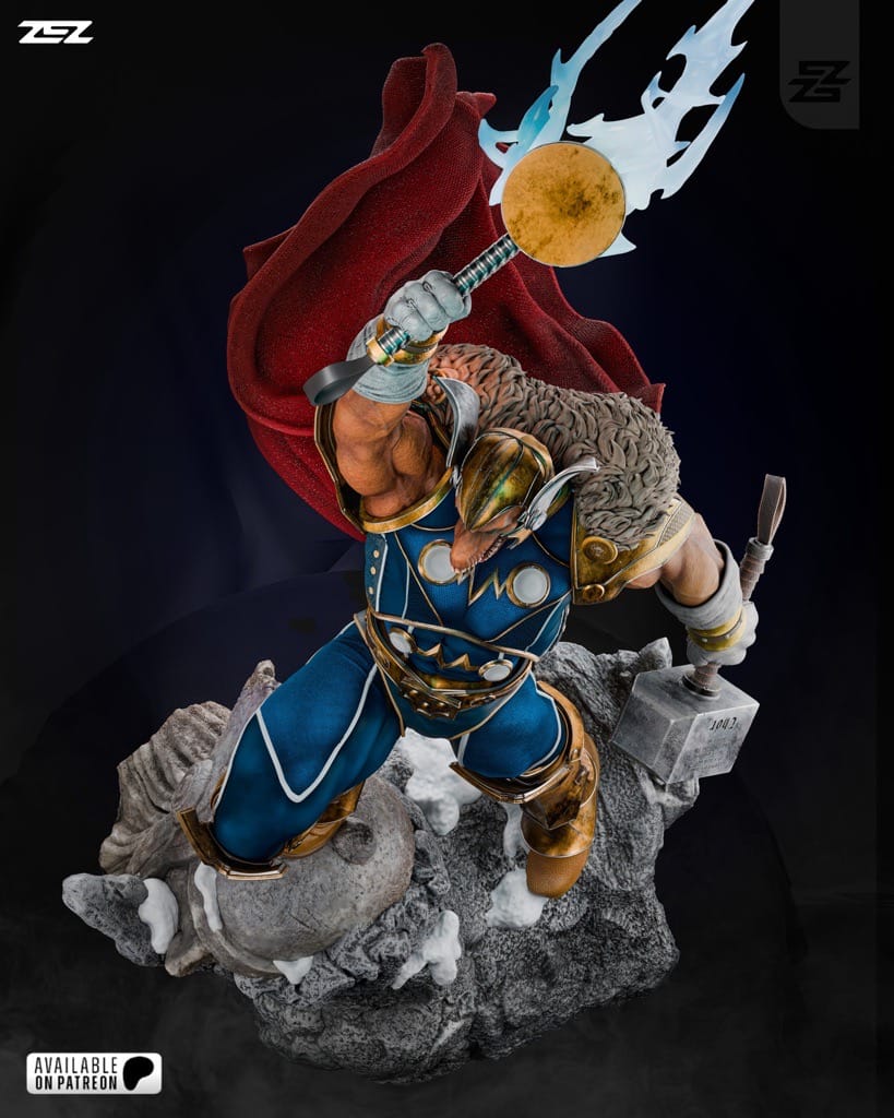 P站图纸印象馆 ZEZ STUDIOS 漫威 马面雷神 ZEZ STUDIOS 漫威 马面雷神