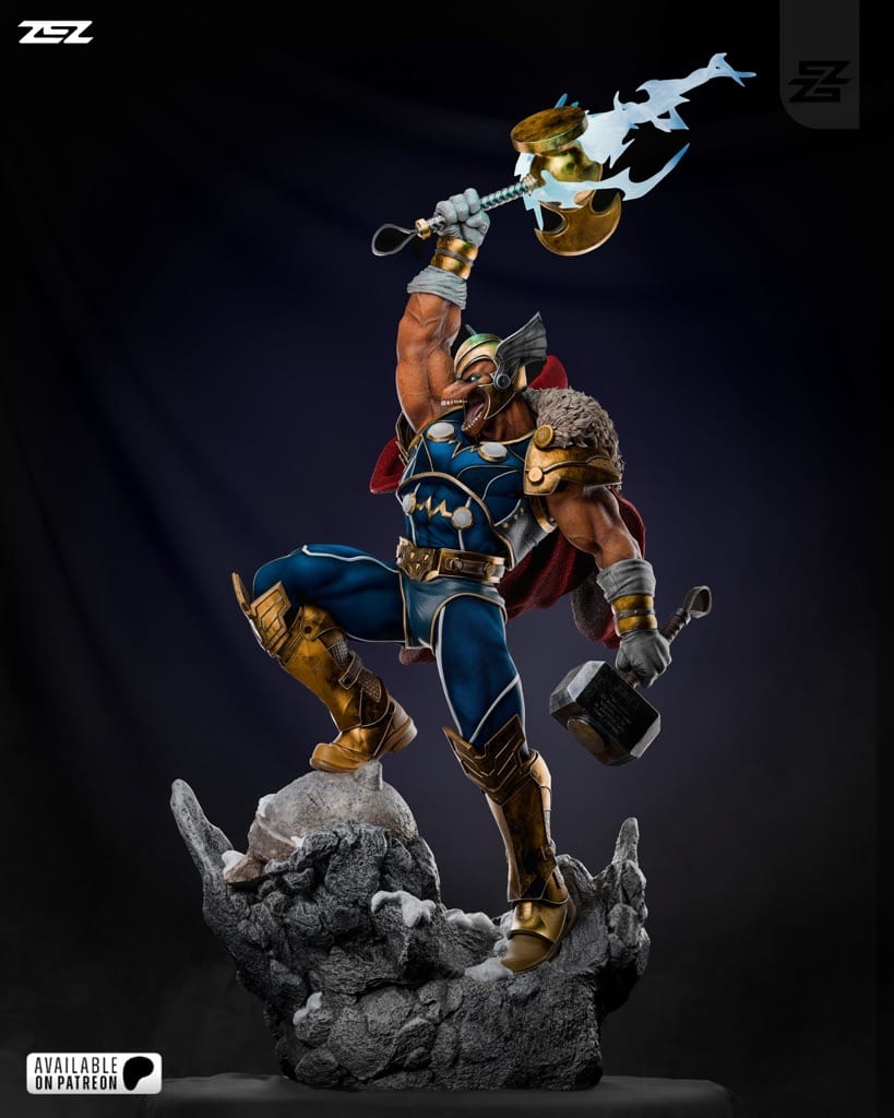 P站图纸印象馆 ZEZ STUDIOS 漫威 马面雷神 ZEZ STUDIOS 漫威 马面雷神