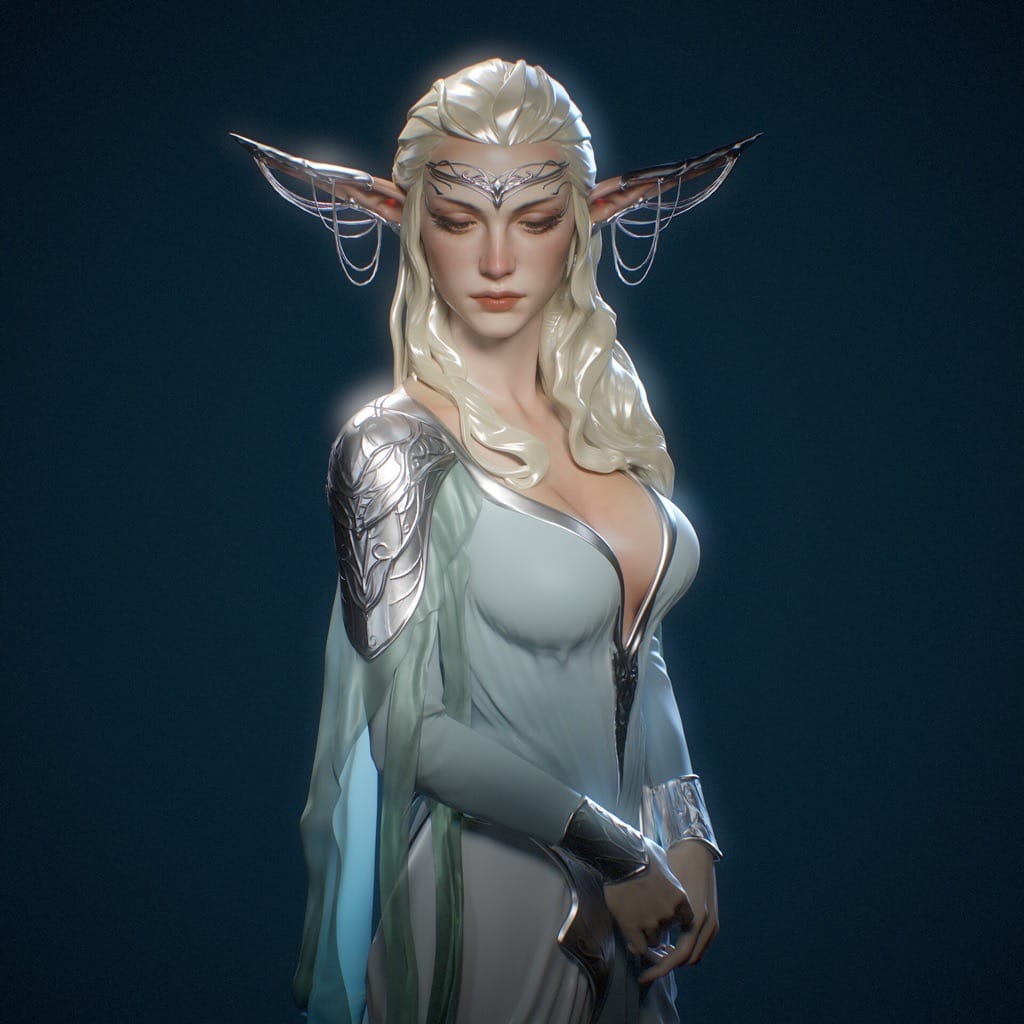 P站图纸印象馆 精灵女王 精灵女王