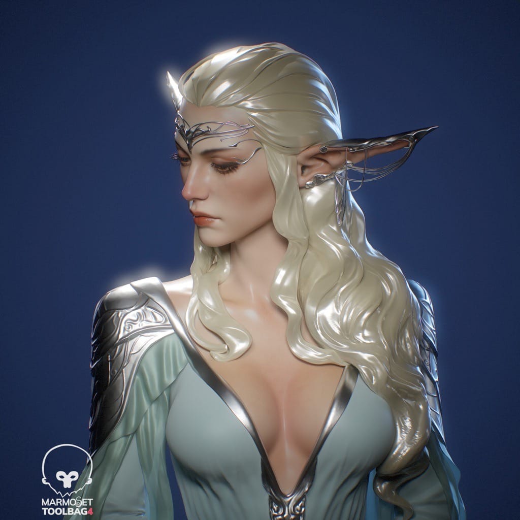 P站图纸印象馆 精灵女王 精灵女王