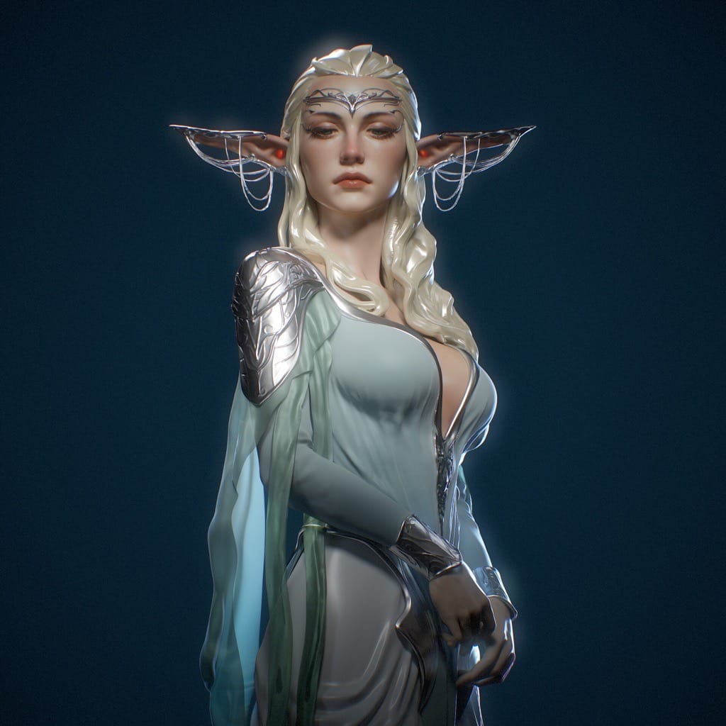 P站图纸印象馆 精灵女王 精灵女王