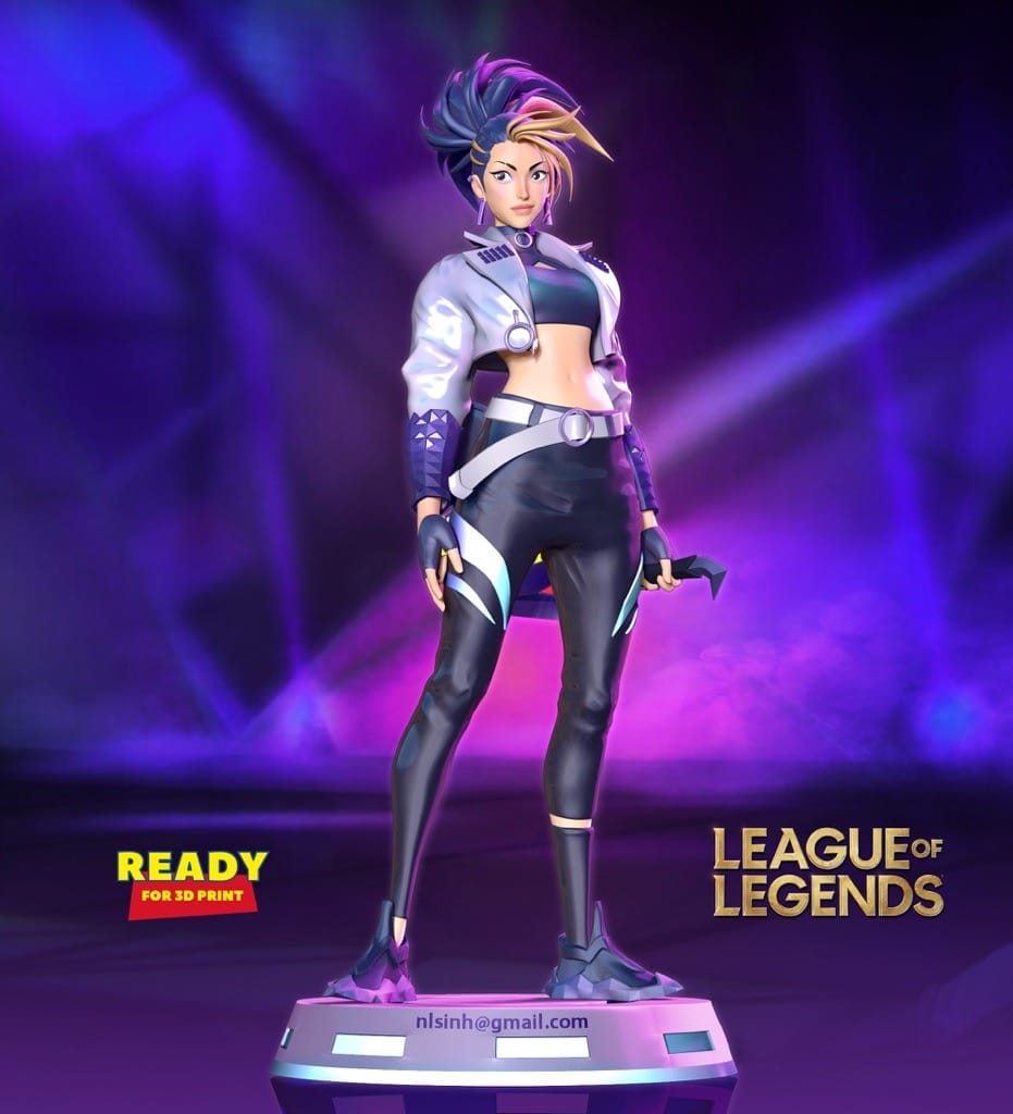 P站图纸印象馆 英雄联盟 阿卡莉 英雄联盟 阿卡莉