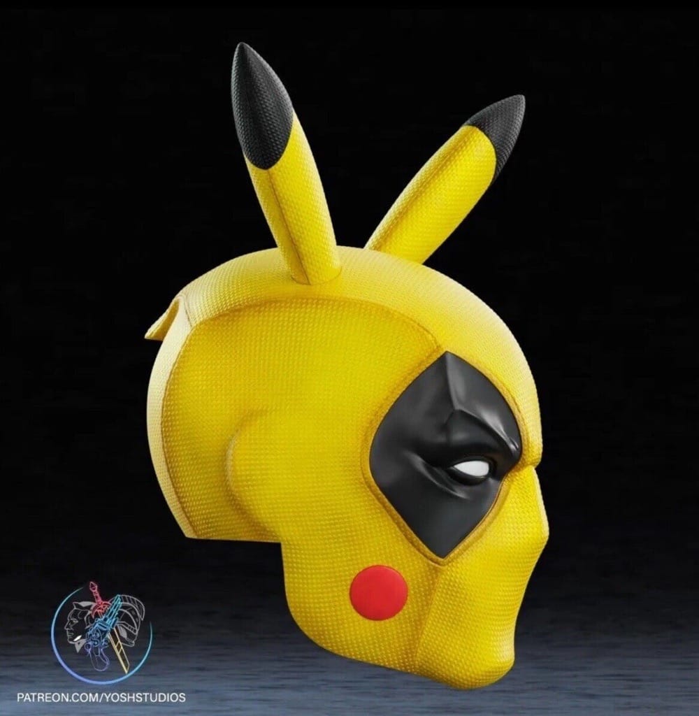 P站图纸印象馆 Yosh 死侍皮卡丘 Yosh 死侍皮卡丘