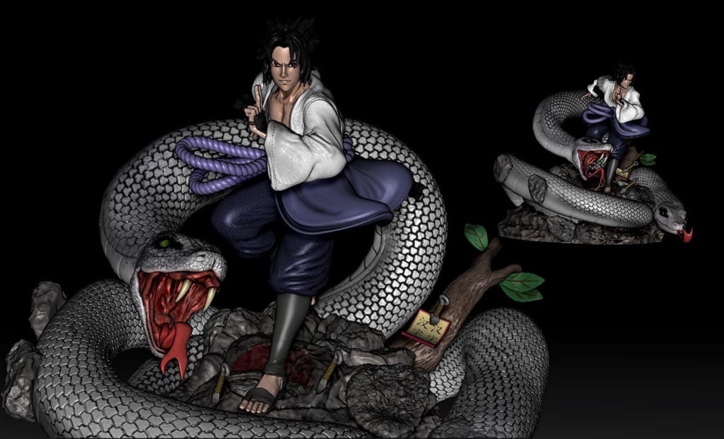 P站图纸印象馆 火影忍者 宇智波佐助 火影忍者 宇智波佐助