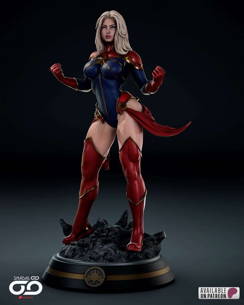 P站图纸印象馆 Shadaloo Studios 漫威 惊奇队长 Shadaloo Studios 漫威 惊奇队长