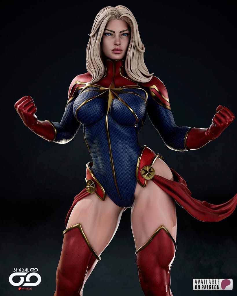 P站图纸印象馆 Shadaloo Studios 漫威 惊奇队长 Shadaloo Studios 漫威 惊奇队长