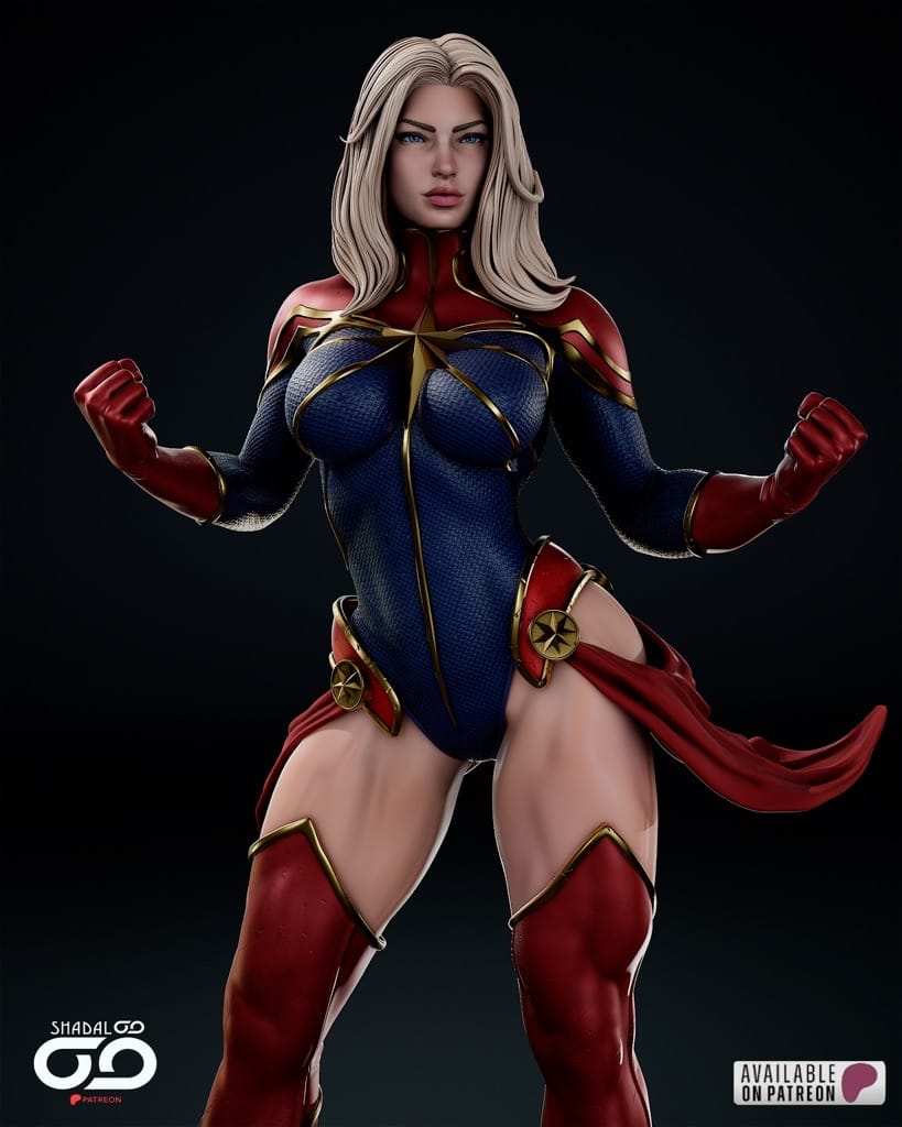 P站图纸印象馆 Shadaloo Studios 漫威 惊奇队长 Shadaloo Studios 漫威 惊奇队长