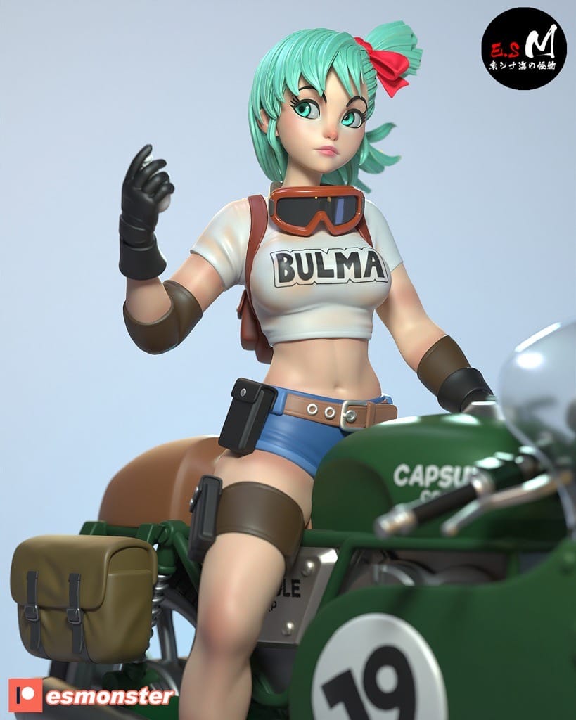 P站图纸印象馆 ESMonster 龙珠 布尔玛 ESMonster 龙珠 布尔玛