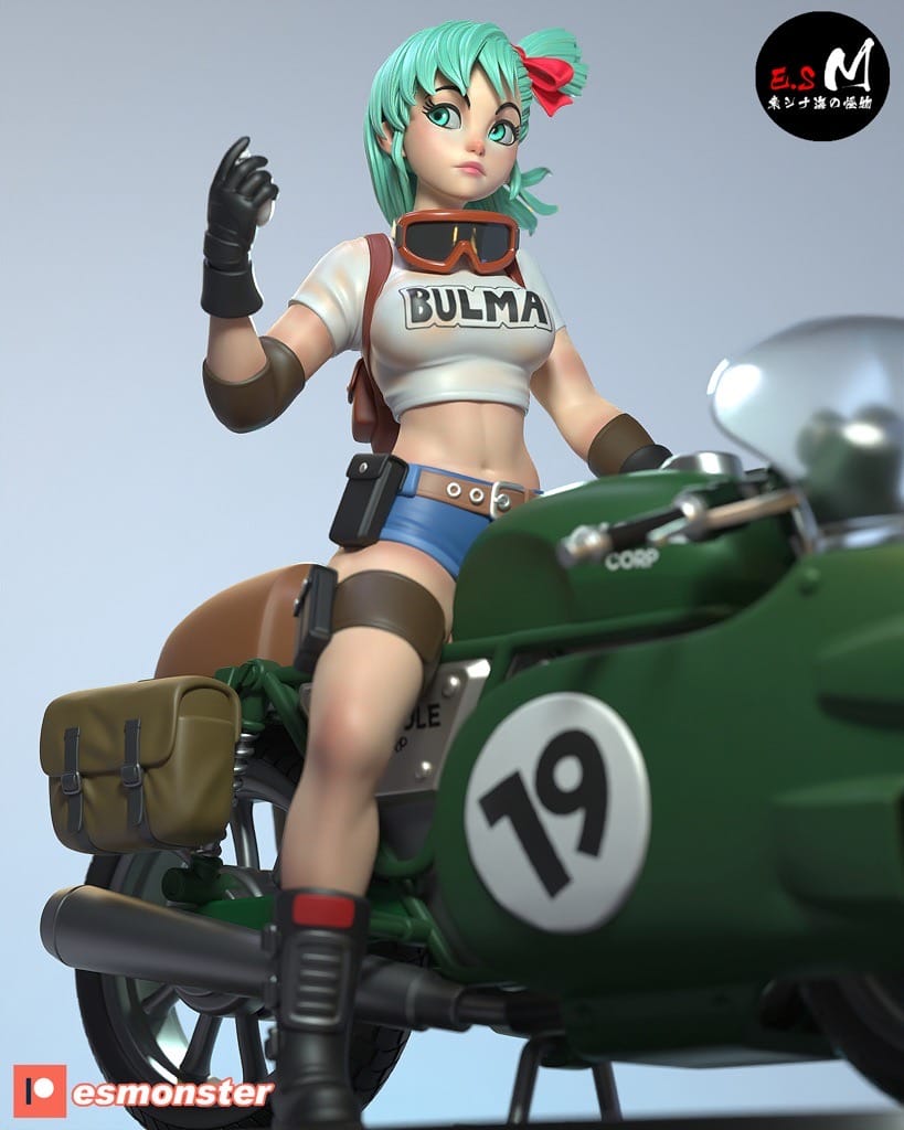 P站图纸印象馆 ESMonster 龙珠 布尔玛 ESMonster 龙珠 布尔玛