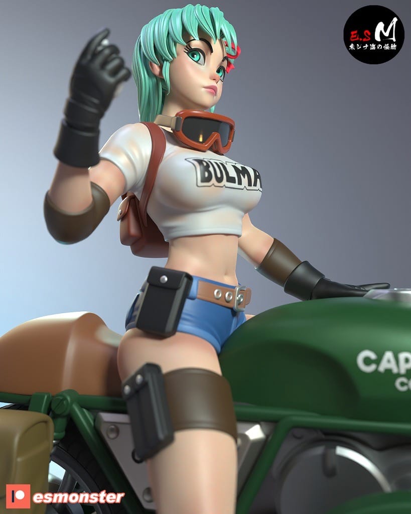 P站图纸印象馆 ESMonster 龙珠 布尔玛 ESMonster 龙珠 布尔玛