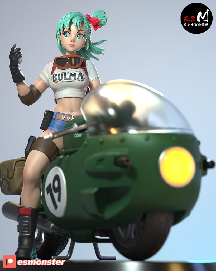 P站图纸印象馆 ESMonster 龙珠 布尔玛 ESMonster 龙珠 布尔玛