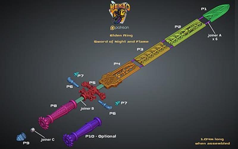 P站图纸印象馆 艾尔登法环 夜与火之剑 艾尔登法环 夜与火之剑