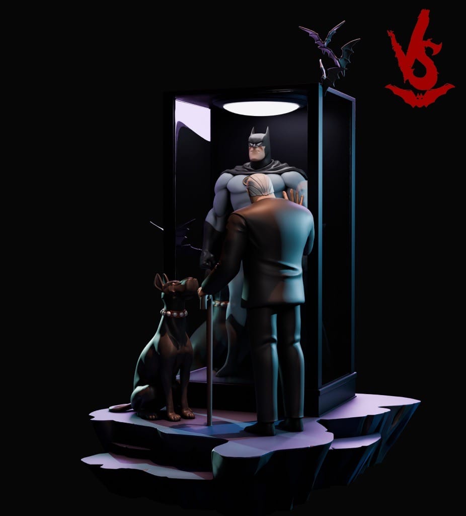 P站图纸印象馆 DC漫画 老年布鲁斯 DC漫画 老年布鲁斯