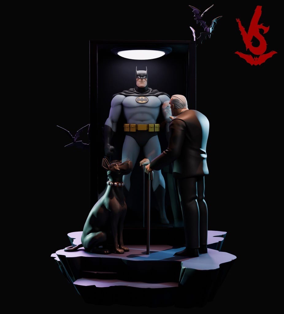 P站图纸印象馆 DC漫画 老年布鲁斯 DC漫画 老年布鲁斯