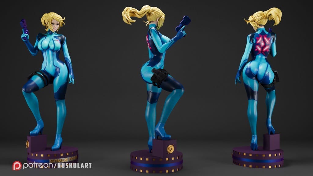 P站图纸印象馆 银河战士 萨姆斯·阿兰 银河战士 萨姆斯·阿兰