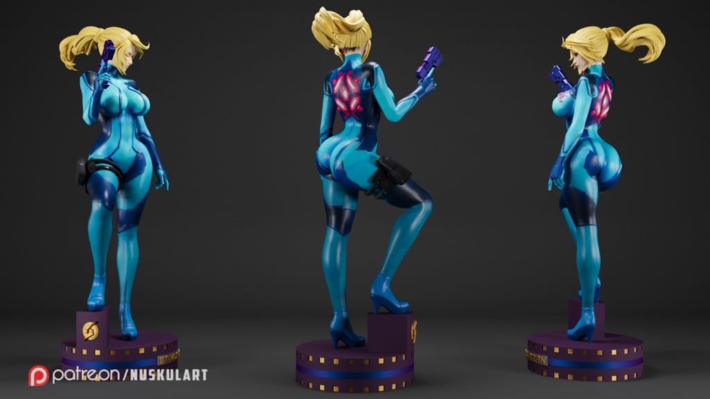 P站图纸印象馆 银河战士 萨姆斯·阿兰 银河战士 萨姆斯·阿兰