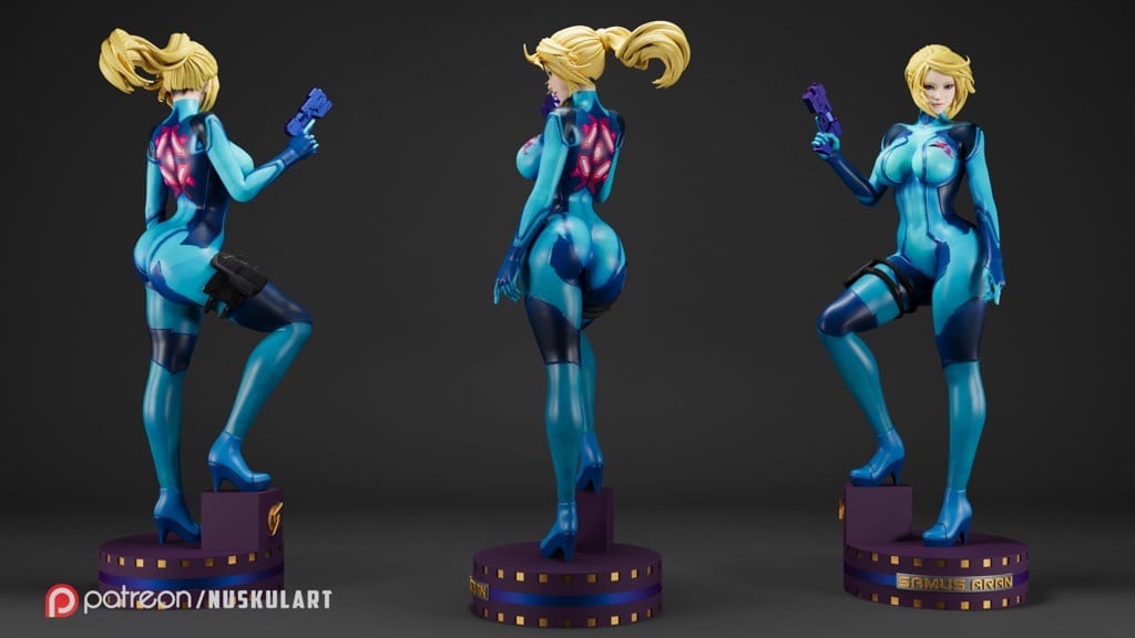 P站图纸印象馆 银河战士 萨姆斯·阿兰 银河战士 萨姆斯·阿兰