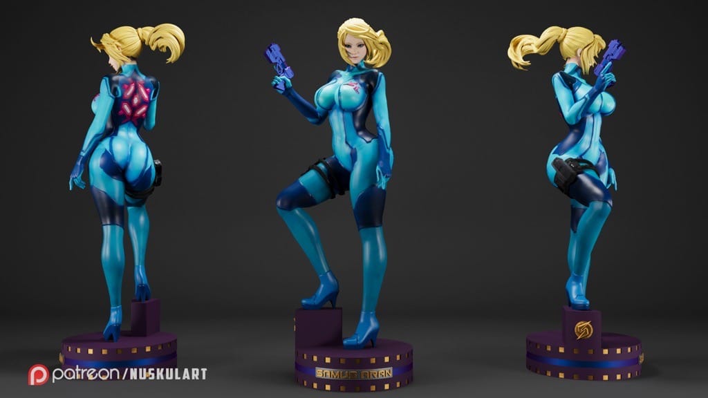 P站图纸印象馆 银河战士 萨姆斯·阿兰 银河战士 萨姆斯·阿兰