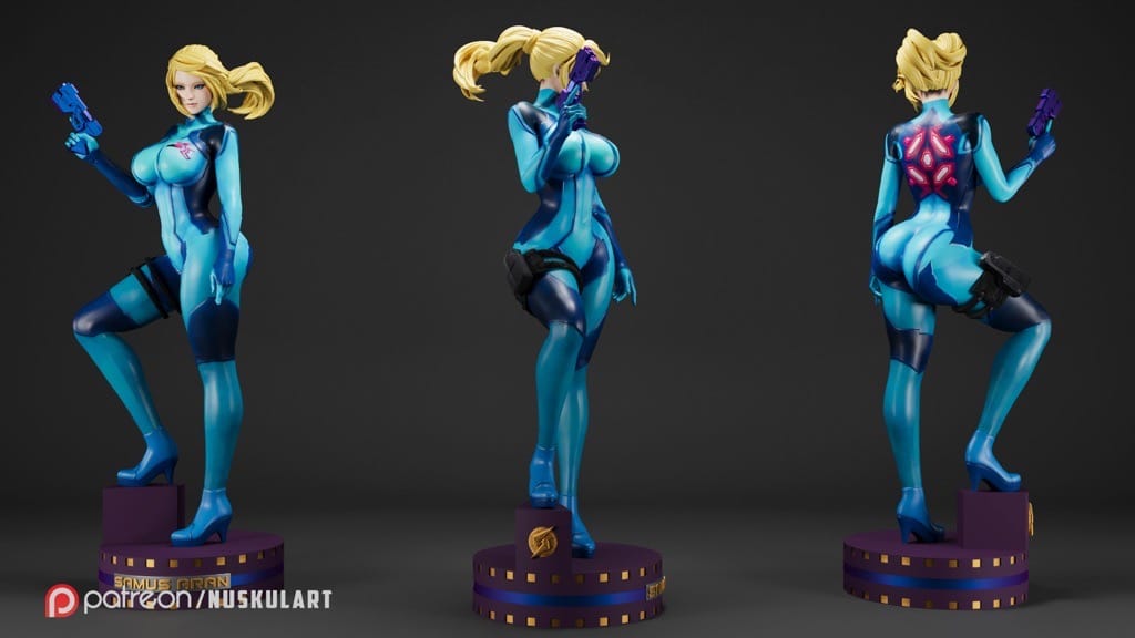 P站图纸印象馆 银河战士 萨姆斯·阿兰 银河战士 萨姆斯·阿兰