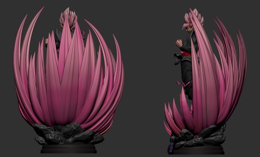 P站图纸印象馆 龙珠 黑悟空 龙珠 黑悟空