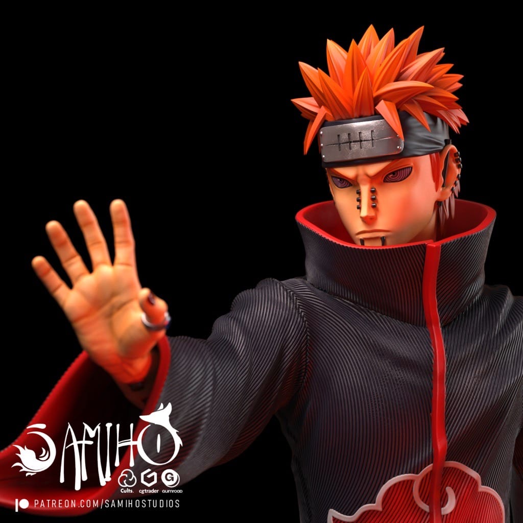 P站图纸印象馆 Samiho 火影忍者 佩恩 Samiho 火影忍者 佩恩