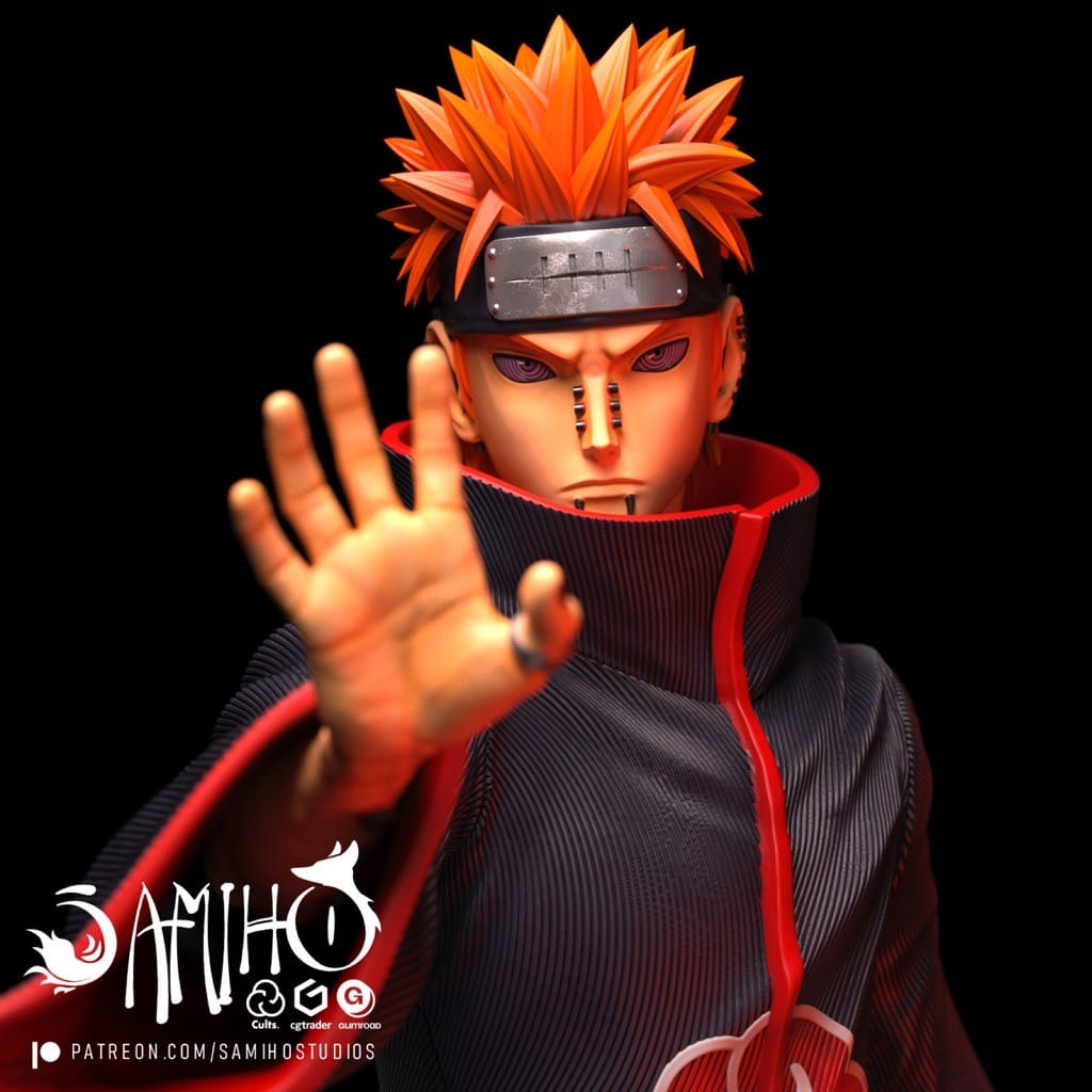 P站图纸印象馆 Samiho 火影忍者 佩恩 Samiho 火影忍者 佩恩