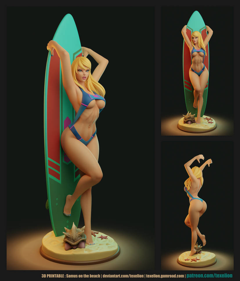 P站图纸印象馆 Texelion 冲浪女郎萨姆斯·阿兰 Texelion 冲浪女郎萨姆斯·阿兰