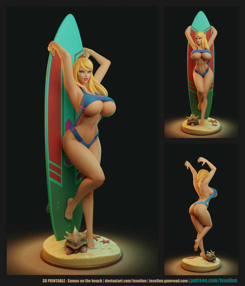 P站图纸印象馆 Texelion 冲浪女郎萨姆斯·阿兰 Texelion 冲浪女郎萨姆斯·阿兰