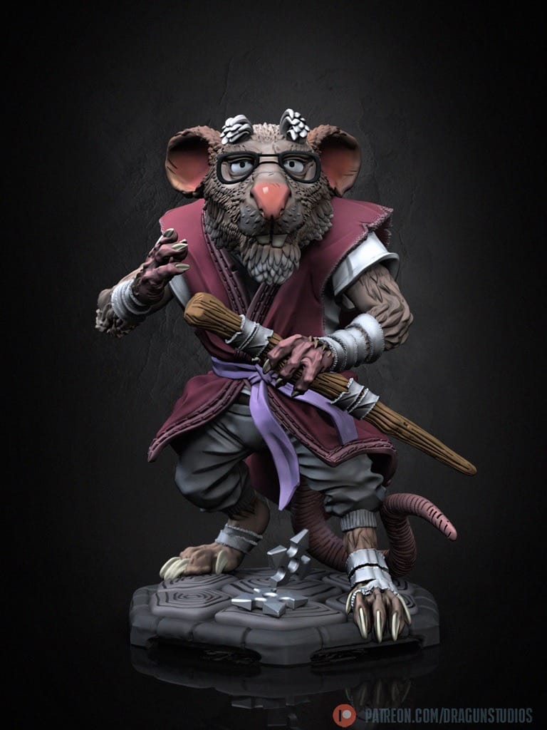 P站图纸印象馆 忍者神龟 斯普林特大师 忍者神龟 斯普林特大师