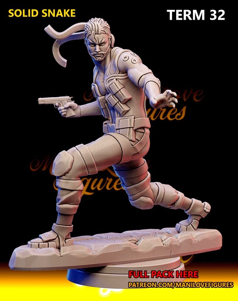 P站图纸印象馆 Man I Love 合金装备 索利德·斯内克 Man I Love 合金装备 索利德·斯内克