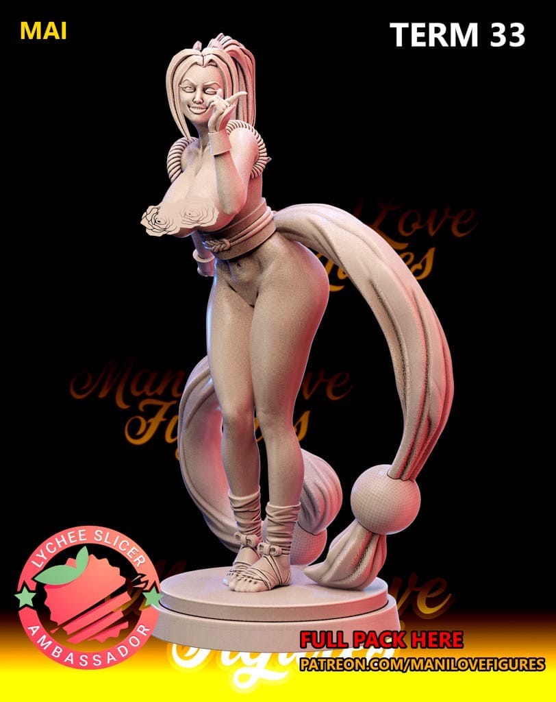 P站图纸印象馆 Man I Love 拳皇 不知火舞 Man I Love 拳皇 不知火舞