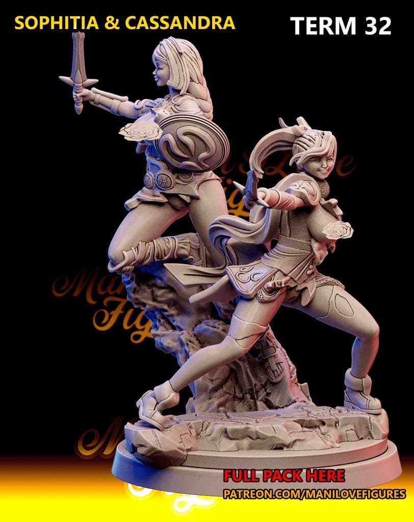 P站图纸印象馆 Man I Love 灵魂能力 索菲蒂亚和卡桑德拉 Man I Love 灵魂能力 索菲蒂亚和卡桑德拉