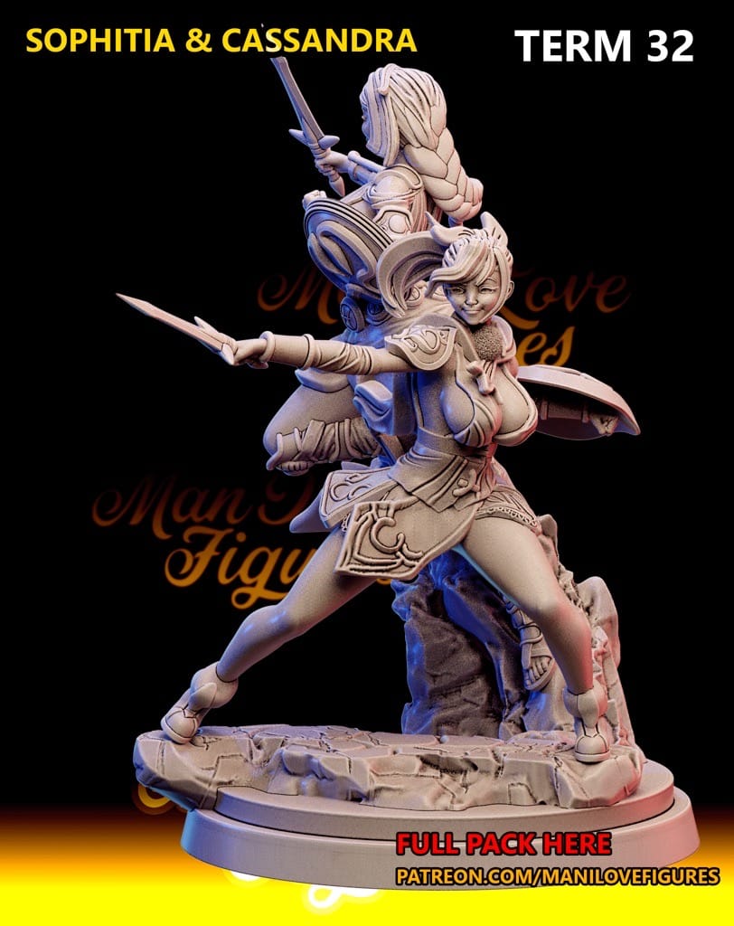 P站图纸印象馆 Man I Love 灵魂能力 索菲蒂亚和卡桑德拉 Man I Love 灵魂能力 索菲蒂亚和卡桑德拉