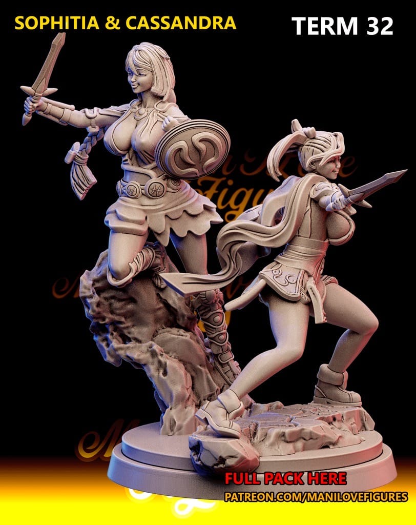 P站图纸印象馆 Man I Love 灵魂能力 索菲蒂亚和卡桑德拉 Man I Love 灵魂能力 索菲蒂亚和卡桑德拉