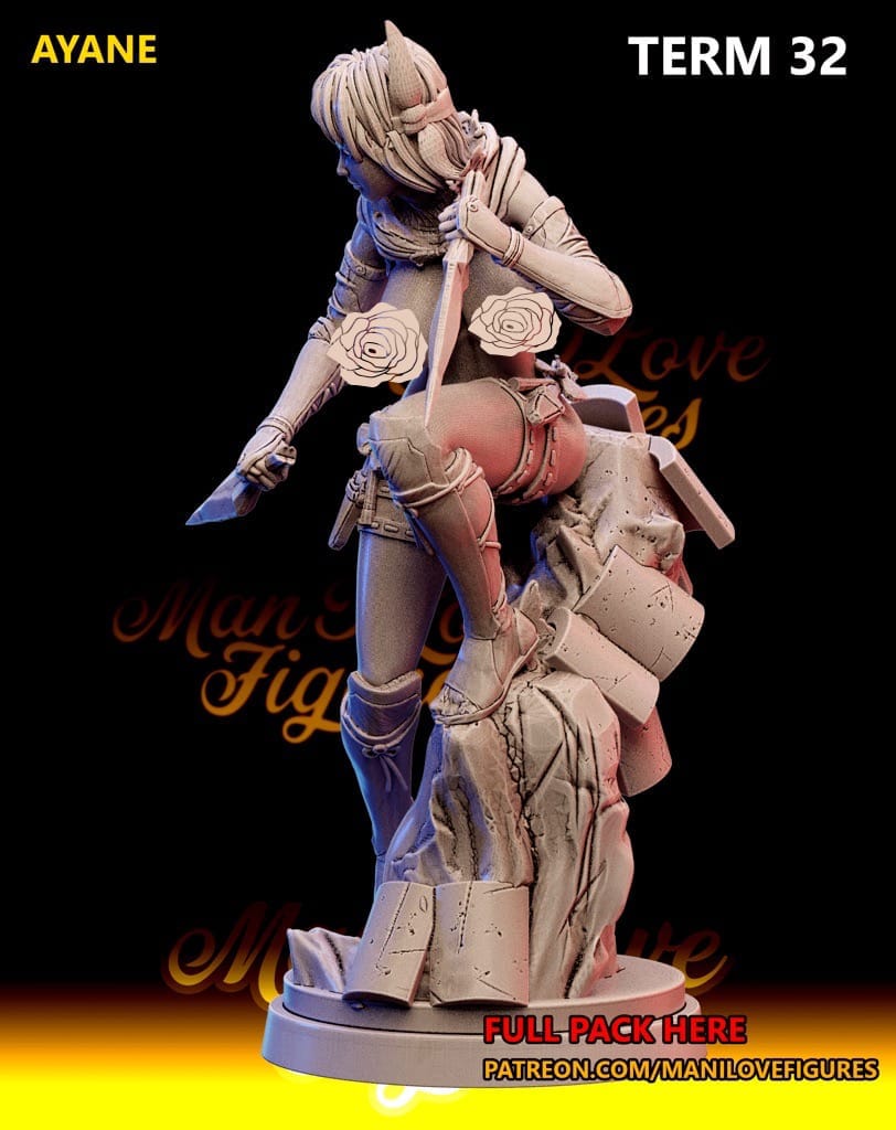 P站图纸印象馆 Man I Love 忍者龙剑传 绫音 Man I Love 忍者龙剑传 绫音