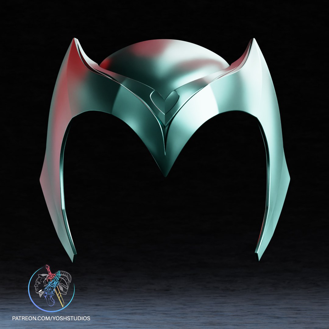 P站图纸印象馆 Yosh 漫威 绯红女巫的面具 Yosh 漫威 绯红女巫的面具