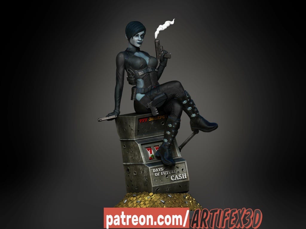 P站图纸印象馆 Artifex3d 漫威 多米诺 妮娜·瑟曼 Artifex3d 漫威 多米诺 妮娜·瑟曼