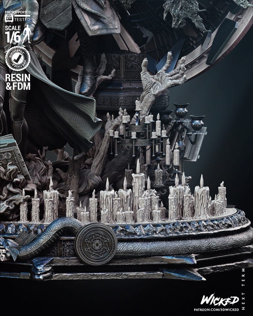 P站图纸印象馆 3DWicked 漫威 奇异博士和绯红女巫 3DWicked 漫威 奇异博士和绯红女巫