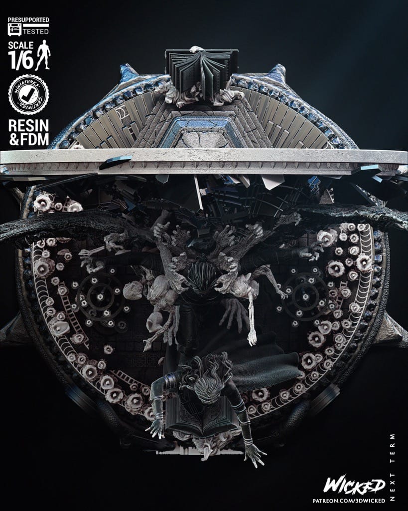 P站图纸印象馆 3DWicked 漫威 奇异博士和绯红女巫 3DWicked 漫威 奇异博士和绯红女巫