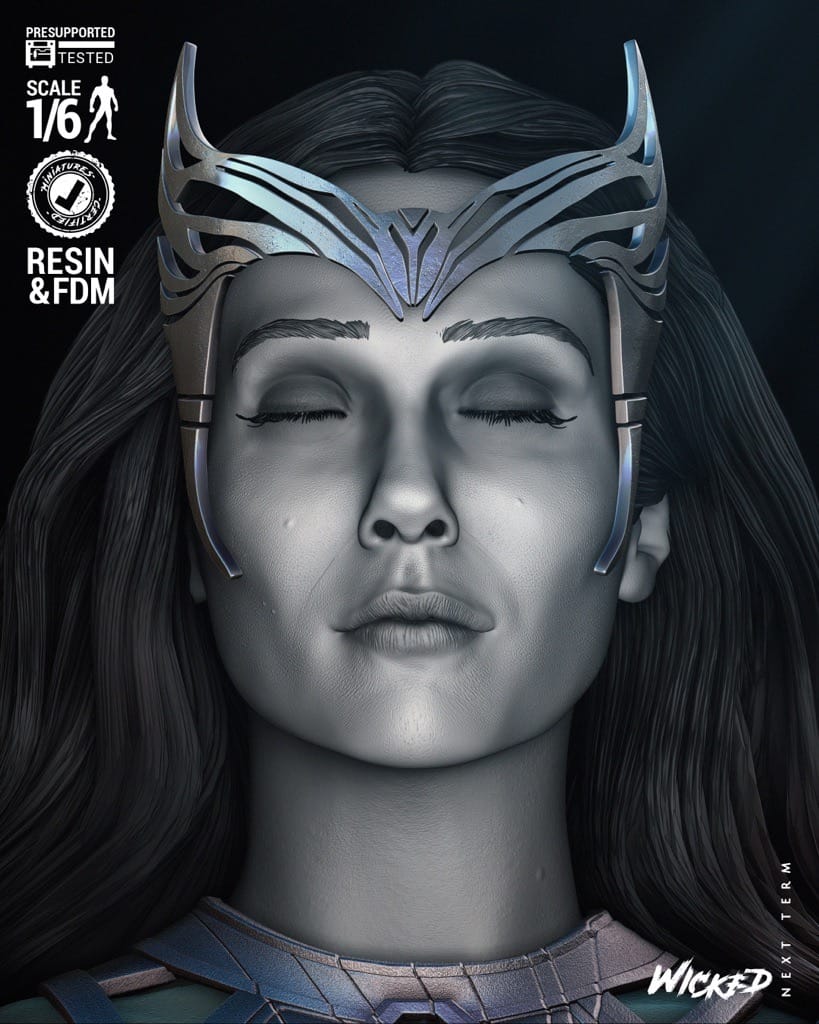 P站图纸印象馆 3DWicked 漫威 绯红女巫 3DWicked 漫威 绯红女巫