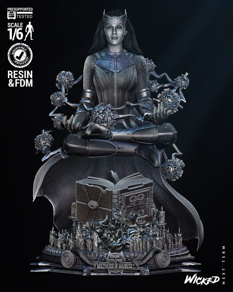 P站图纸印象馆 3DWicked 漫威 绯红女巫 3DWicked 漫威 绯红女巫