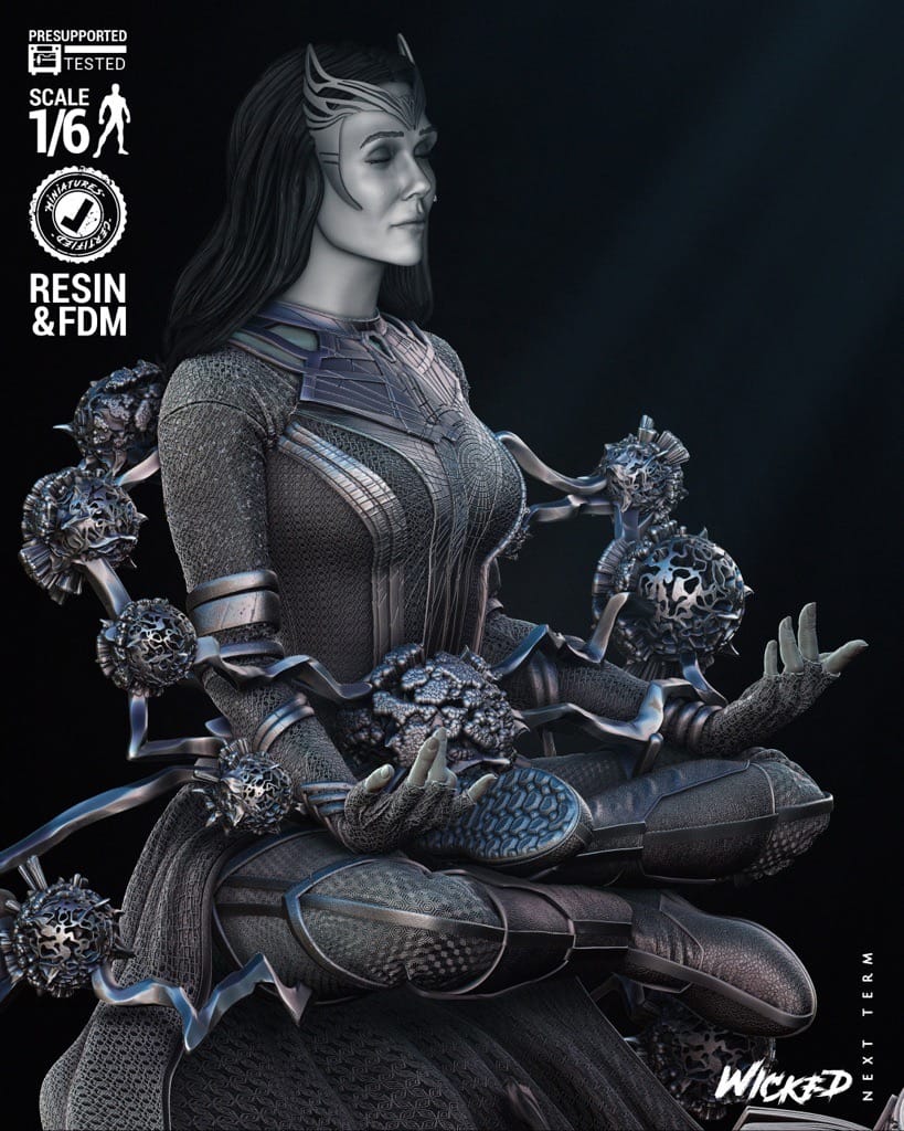 P站图纸印象馆 3DWicked 漫威 绯红女巫 3DWicked 漫威 绯红女巫