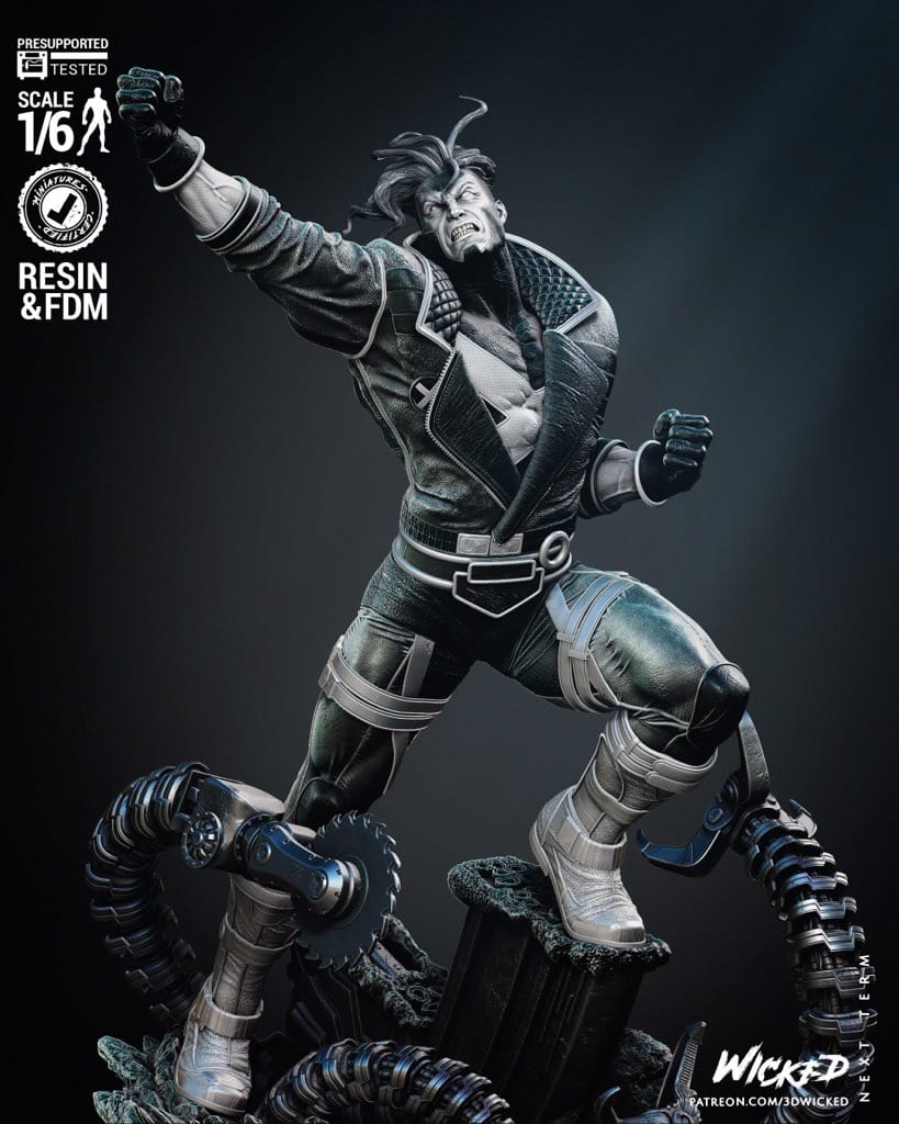 P站图纸印象馆 3DWicked 漫威 冲击波 3DWicked 漫威 冲击波