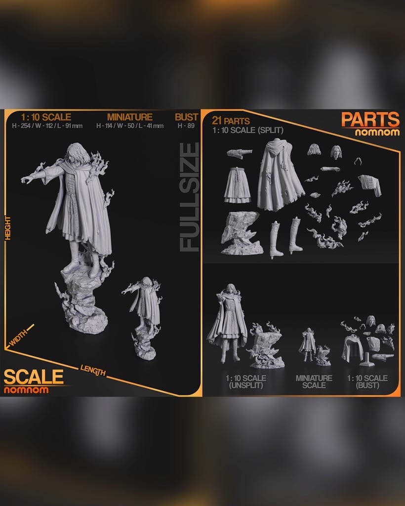 P站图纸印象馆 NomNom 艾尔登法环 梅琳娜 NomNom 艾尔登法环 梅琳娜