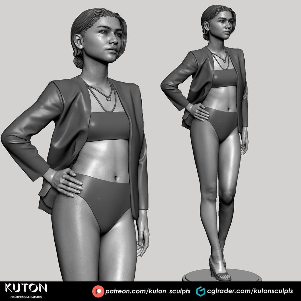 P站图纸印象馆 KUTON 沙丘 赞达亚·科尔曼 KUTON 沙丘 赞达亚·科尔曼