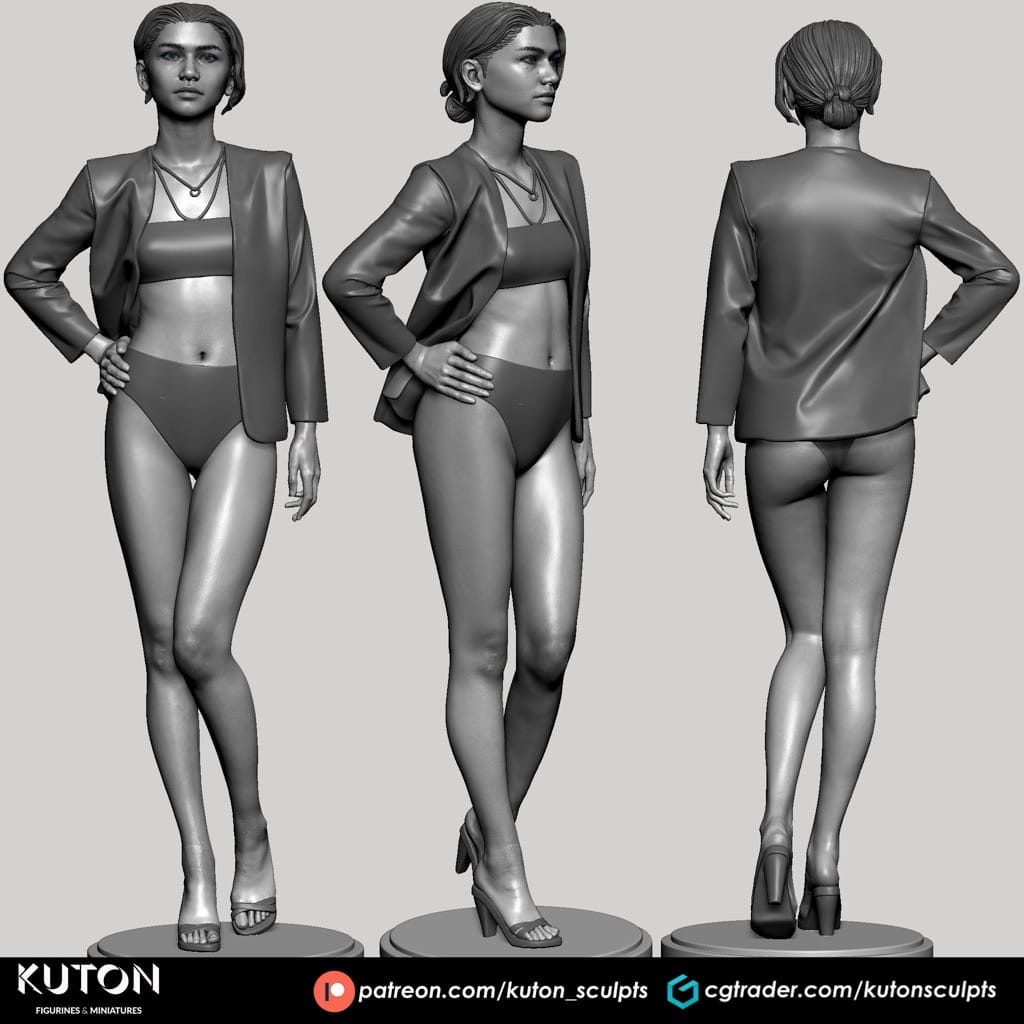 P站图纸印象馆 KUTON 沙丘 赞达亚·科尔曼 KUTON 沙丘 赞达亚·科尔曼