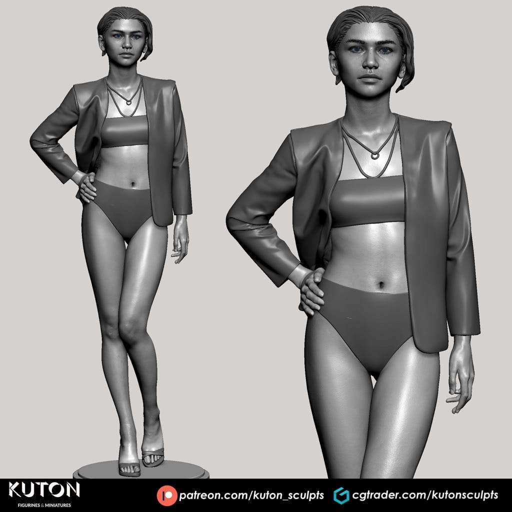 P站图纸印象馆 KUTON 沙丘 赞达亚·科尔曼 KUTON 沙丘 赞达亚·科尔曼