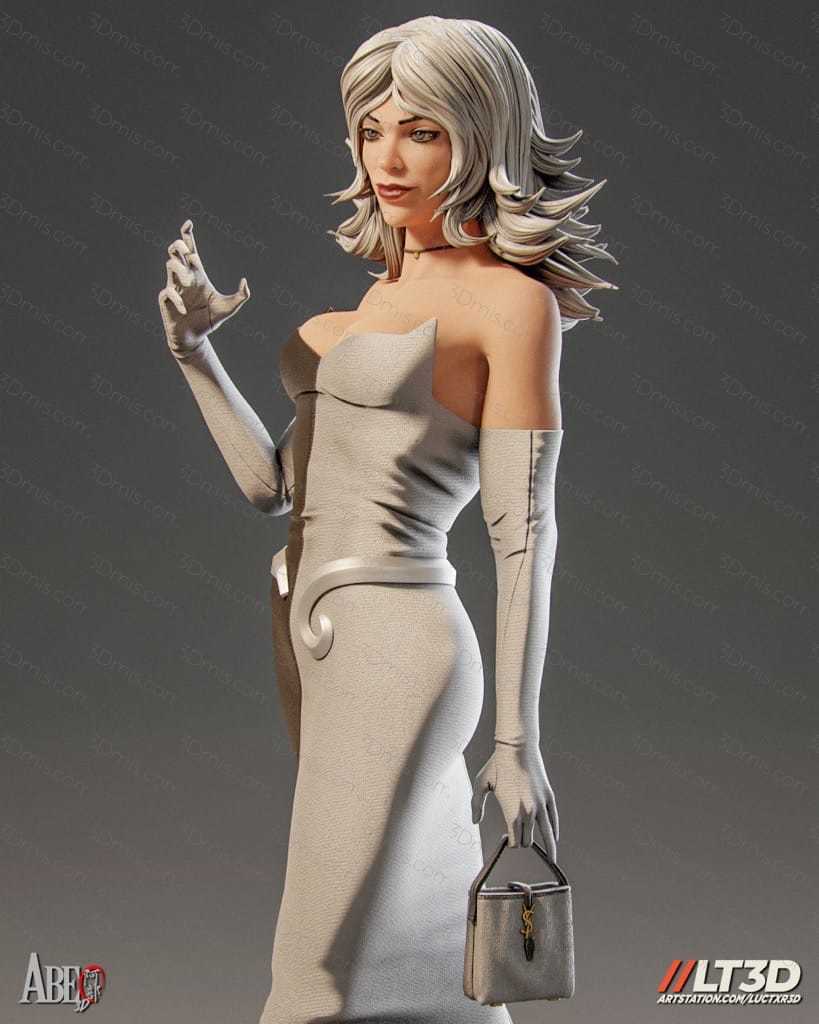 P站图纸印象馆 ABE3D 漫威 地狱火俱乐部 猫女 ABE3D 漫威 地狱火俱乐部 猫女