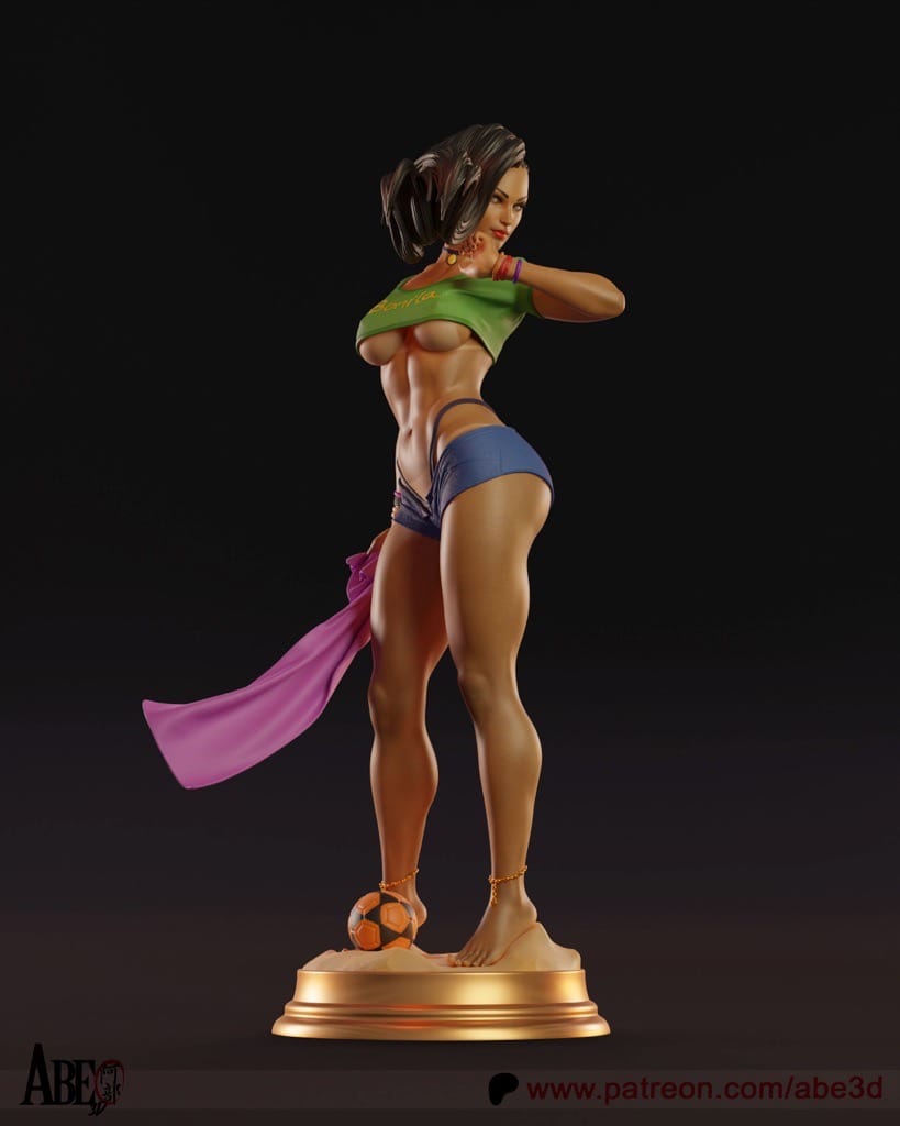 P站图纸印象馆 ABE3D 街头霸王 松田劳拉 ABE3D 街头霸王 松田劳拉